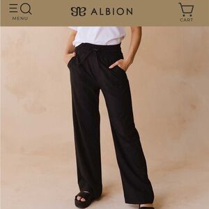 Albion Fit Audrey Trouser - Black size petite small